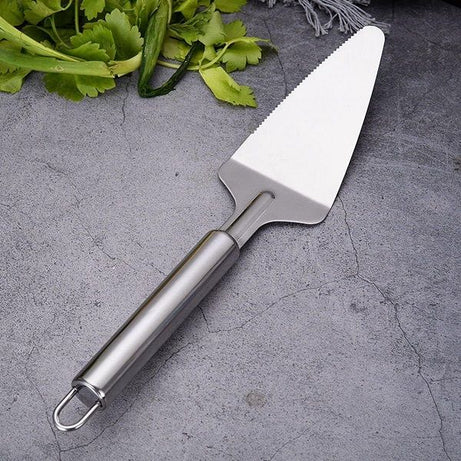 Stainless Steel Cake Cutter Server Angled Icing Spatula - Oshi.pk - Buy & Sell Online