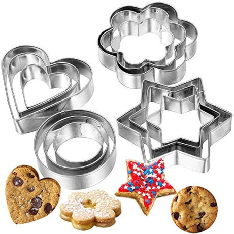 Stainless steel FINEDECOR COOKIE CUTTERS ( 4 PCS SET) - Oshi.pk - Buy & Sell Online