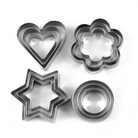 Stainless steel FINEDECOR COOKIE CUTTERS ( 4 PCS SET) - Oshi.pk - Buy & Sell Online
