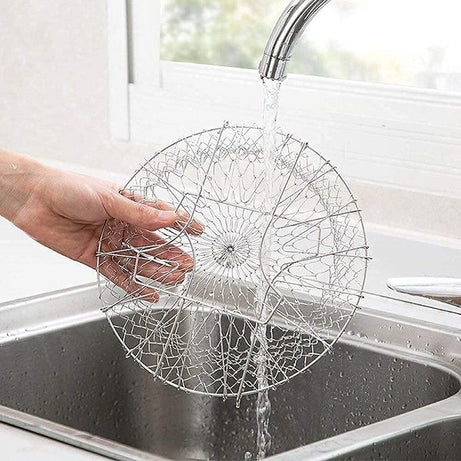 Stainless Steel Foldable Cooking Basket Chef Basket Strainer Net - Oshi.pk - Buy & Sell Online