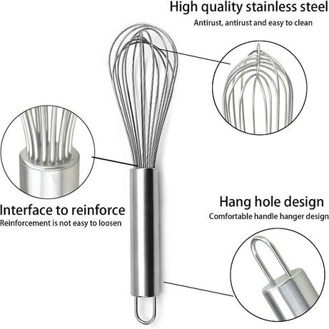Stainless Steel Hand Whisker Milk Egg Frother Beater - Oshi.pk - Buy & Sell Online