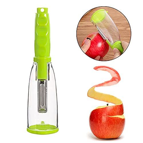 Stainless Steel Multi-functional Storage Peeler With A Container For Potato Cucumber Carrot Fruit Vegetable Peeler Kitchen Tool - Oshi.pk - Buy & Sell Online