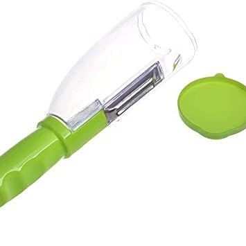 Stainless Steel Multi-functional Storage Peeler With A Container For Potato Cucumber Carrot Fruit Vegetable Peeler Kitchen Tool - Oshi.pk - Buy & Sell Online