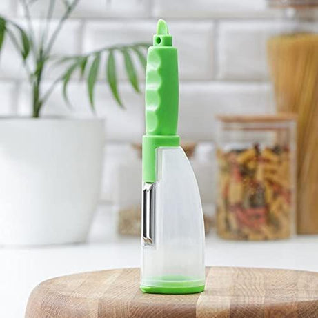 Stainless Steel Multi-functional Storage Peeler With A Container For Potato Cucumber Carrot Fruit Vegetable Peeler Kitchen Tool - Oshi.pk - Buy & Sell Online