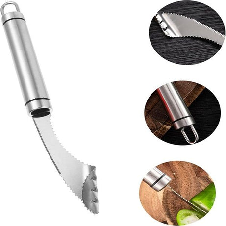 Stainless Steel Pepper Corer Seed Remover Sharp - Oshi.pk - Buy & Sell Online