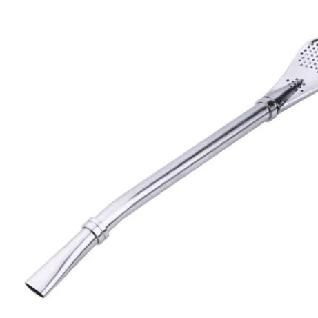 Stainless steel straw spoon Coffee stirring spoon filter spoon Juice straw filter spoon - Oshi.pk - Buy & Sell Online