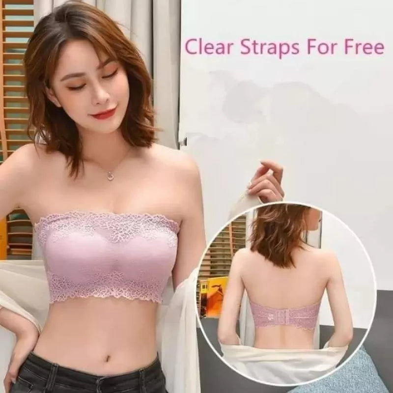 Strapless Fancy Padded Tube Bra with Hooks - Oshi.pk - Buy & Sell Online