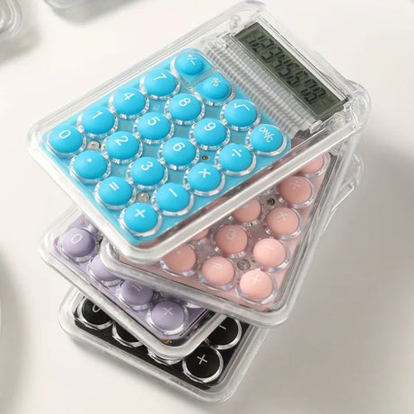 Student Calculator LCD Display Large Screen Silicone Buttons 8-digit Handhed Study Electronic Calculator School Supplies - Oshi.pk - Buy & Sell Online