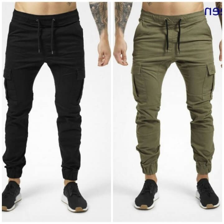 Pack of 2 Stylish Cargo Pocket Trousers For Men - Oshi.pk - Buy & Sell Online