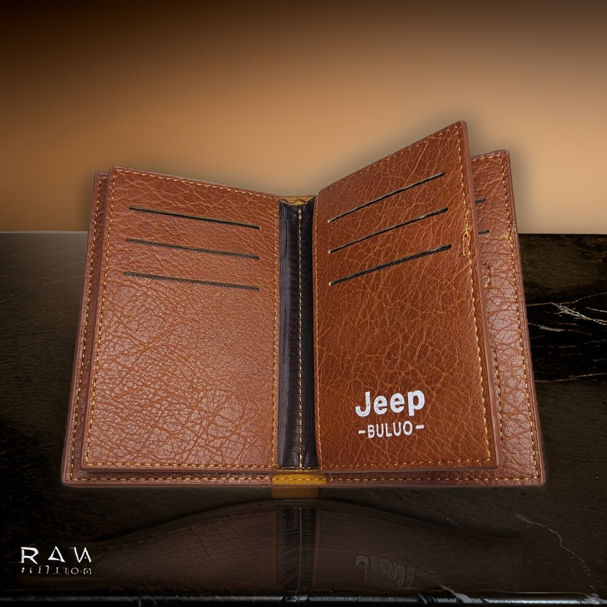 Stylish Jeep Buluo Men's Wallet: Regular Size with High-Quality Artificial Leather, 16 Card Slots, and Unique Design - Oshi.pk - Buy & Sell Online