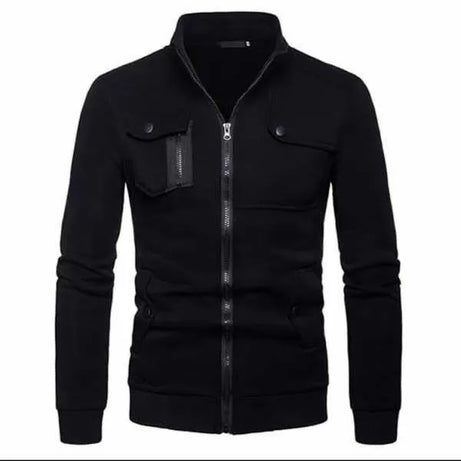 Stylish Patchwork Pocket Zipper Jacket For Men - Oshi.pk - Buy & Sell Online