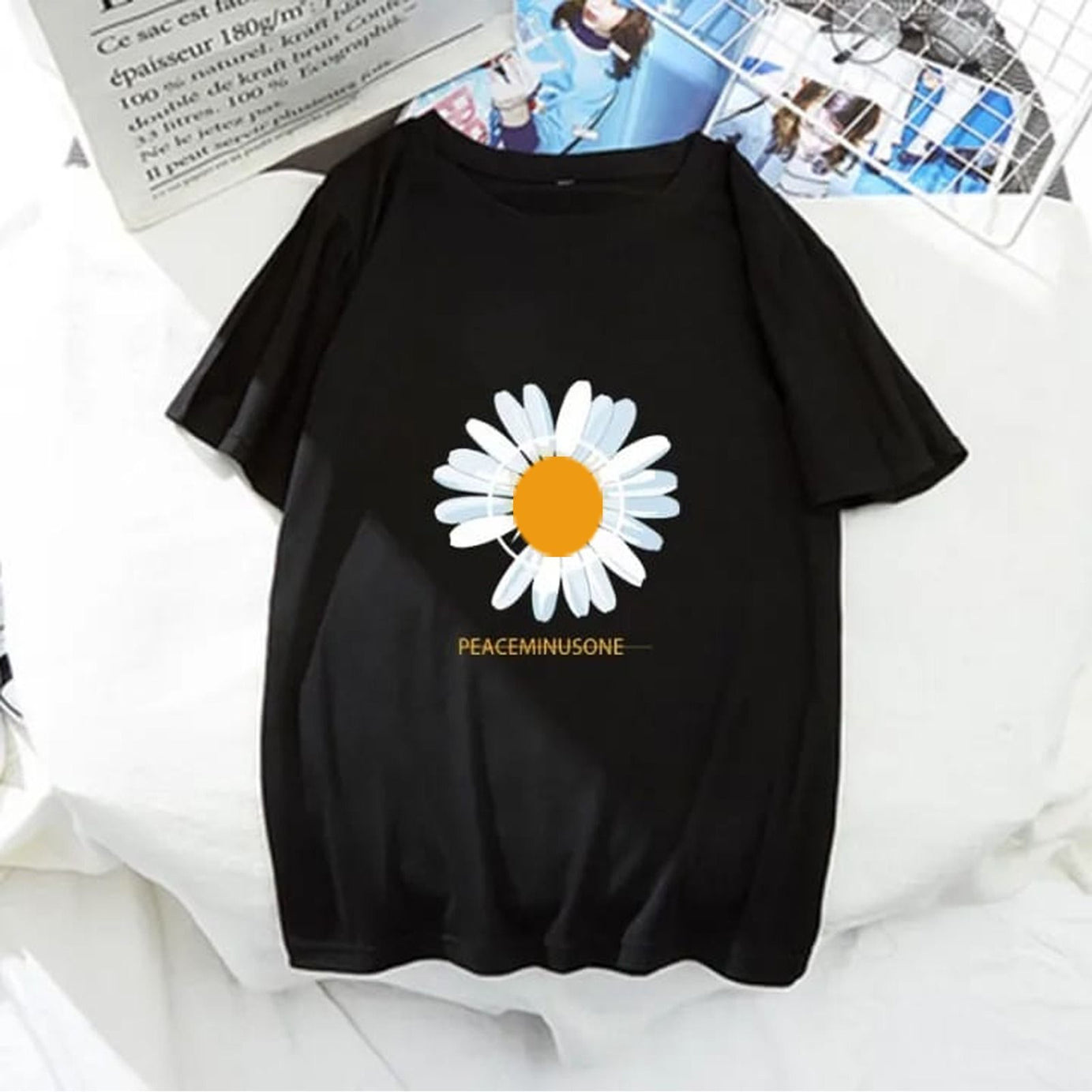 Sunflower Printed Half Sleeves T-shirt for Women's - Oshi.pk - Buy & Sell Online