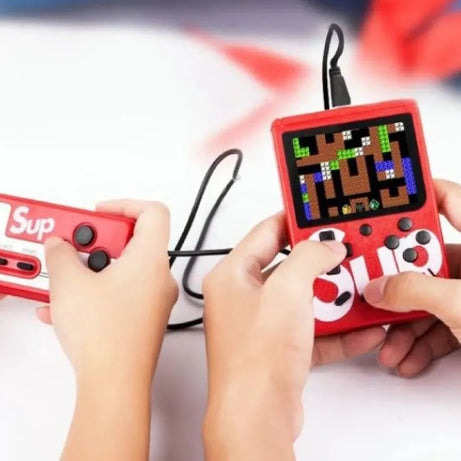 SUP 400 in 1 Retro Game Box Console Handheld Game PAD box with TV Output & with Remote Controller Gaming Console (Multicolor) - Oshi.pk - Buy & Sell Online