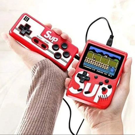 SUP 400 in 1 Retro Game Box Console Handheld Game PAD box with TV Output & with Remote Controller Gaming Console (Multicolor) - Oshi.pk - Buy & Sell Online