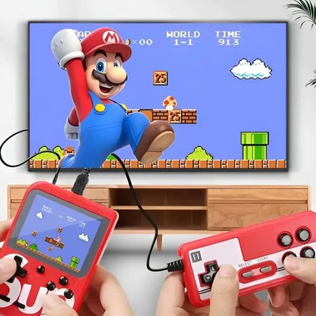 SUP 400 in 1 Retro Game Box Console Handheld Game PAD box with TV Output & with Remote Controller Gaming Console (Multicolor) - Oshi.pk - Buy & Sell Online