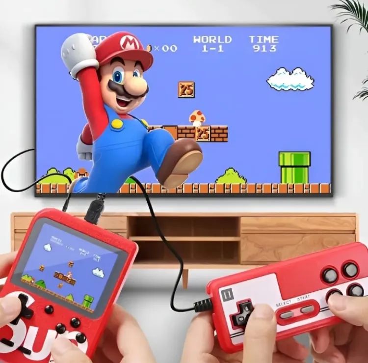 SUP 400 in 1 Retro Game Box Console Handheld Game PAD box with TV Output & with Remote Controller Gaming Console (Multicolor) - Oshi.pk - Buy & Sell Online