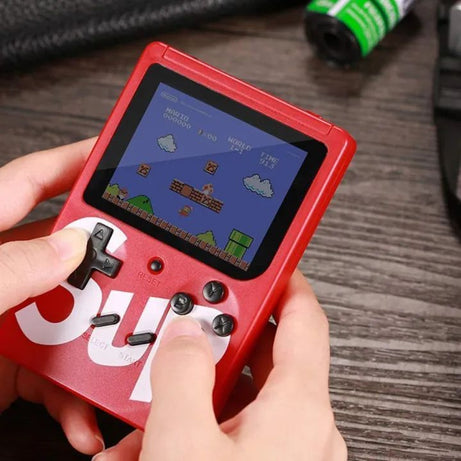 Sup Game Portable Video Game Box with Mario, Super Mario, Dr Mario, Contra, Turtles, and Other 400 Games with Battery Included - Oshi.pk - Buy & Sell Online