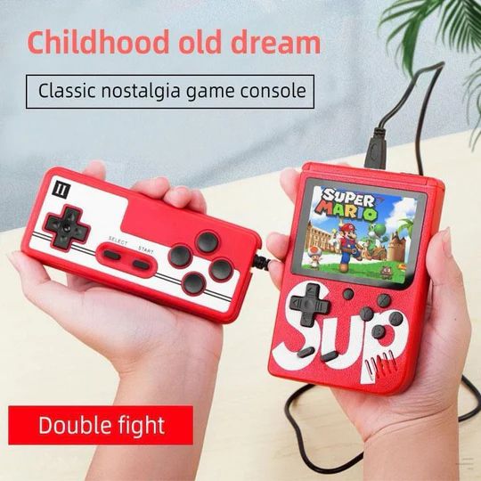 SUP RETRO GAME BOX With Joystick CONSOLE HANDHELD DUAL CONTROLLER 400 IN 1 GAMES - Oshi.pk - Buy & Sell Online