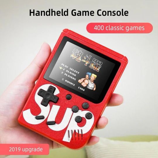 SUP RETRO GAME BOX With Joystick CONSOLE HANDHELD DUAL CONTROLLER 400 IN 1 GAMES - Oshi.pk - Buy & Sell Online