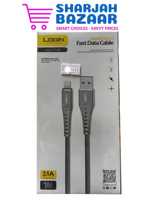 Super fast iPhone Login Data Cable LT-D9 - Oshi.pk - Buy & Sell Online