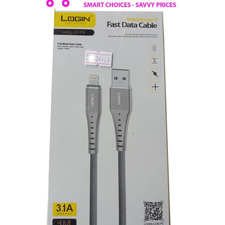Super fast iPhone Login Data Cable LT-D9 - Oshi.pk - Buy & Sell Online