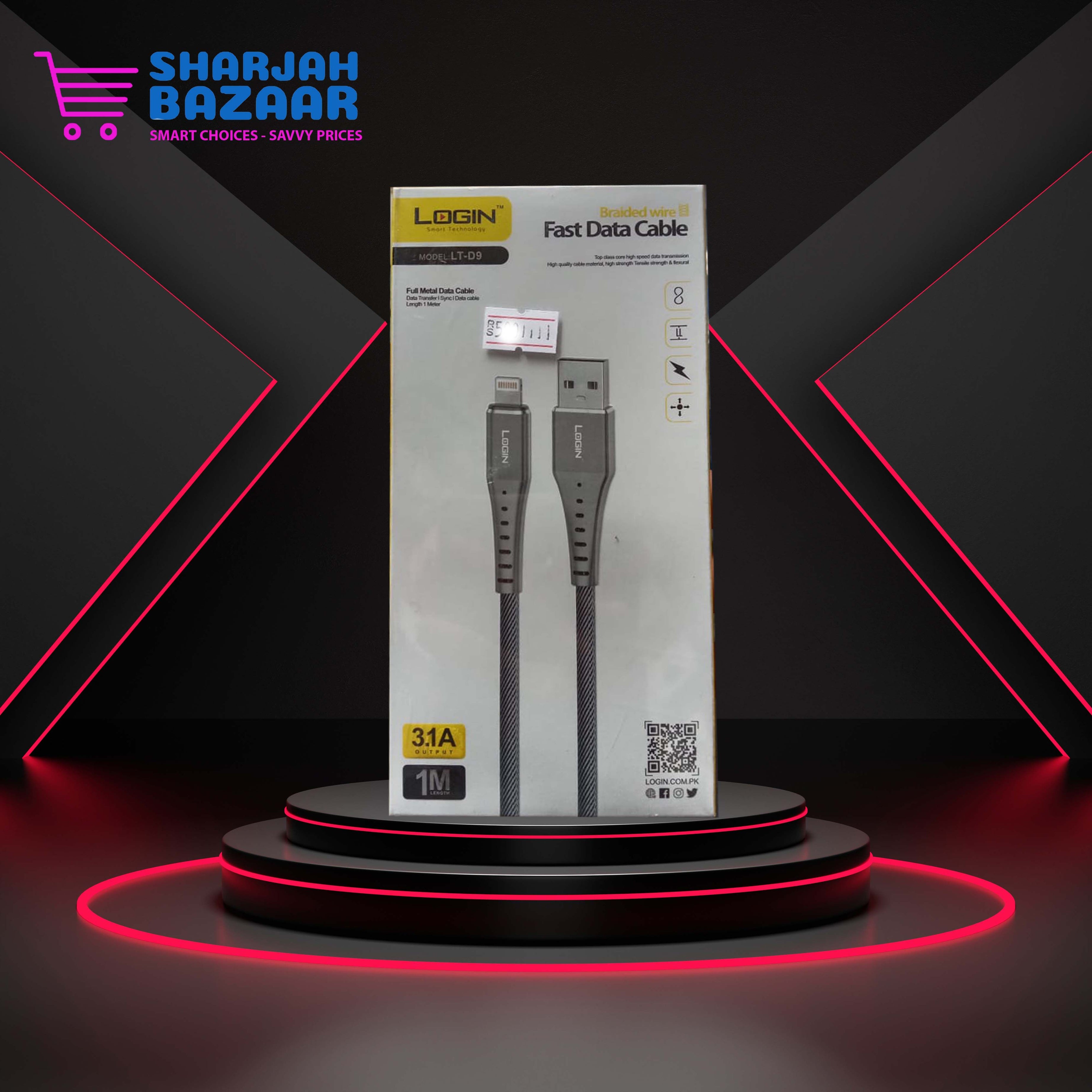 Super fast iPhone Login Data Cable LT-D9 - Oshi.pk - Buy & Sell Online