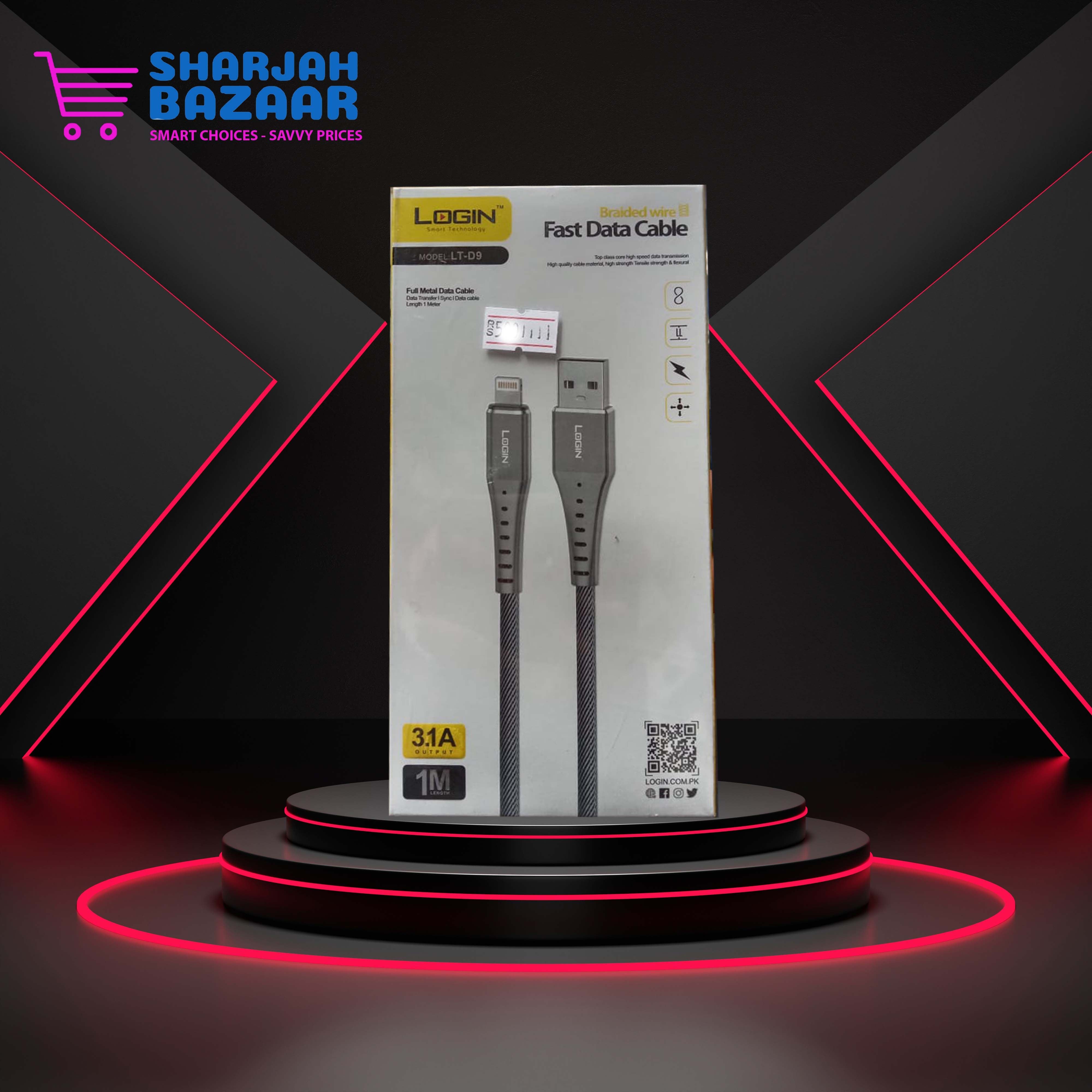 Super fast iPhone Login Data Cable LT-D9 - Oshi.pk - Buy & Sell Online