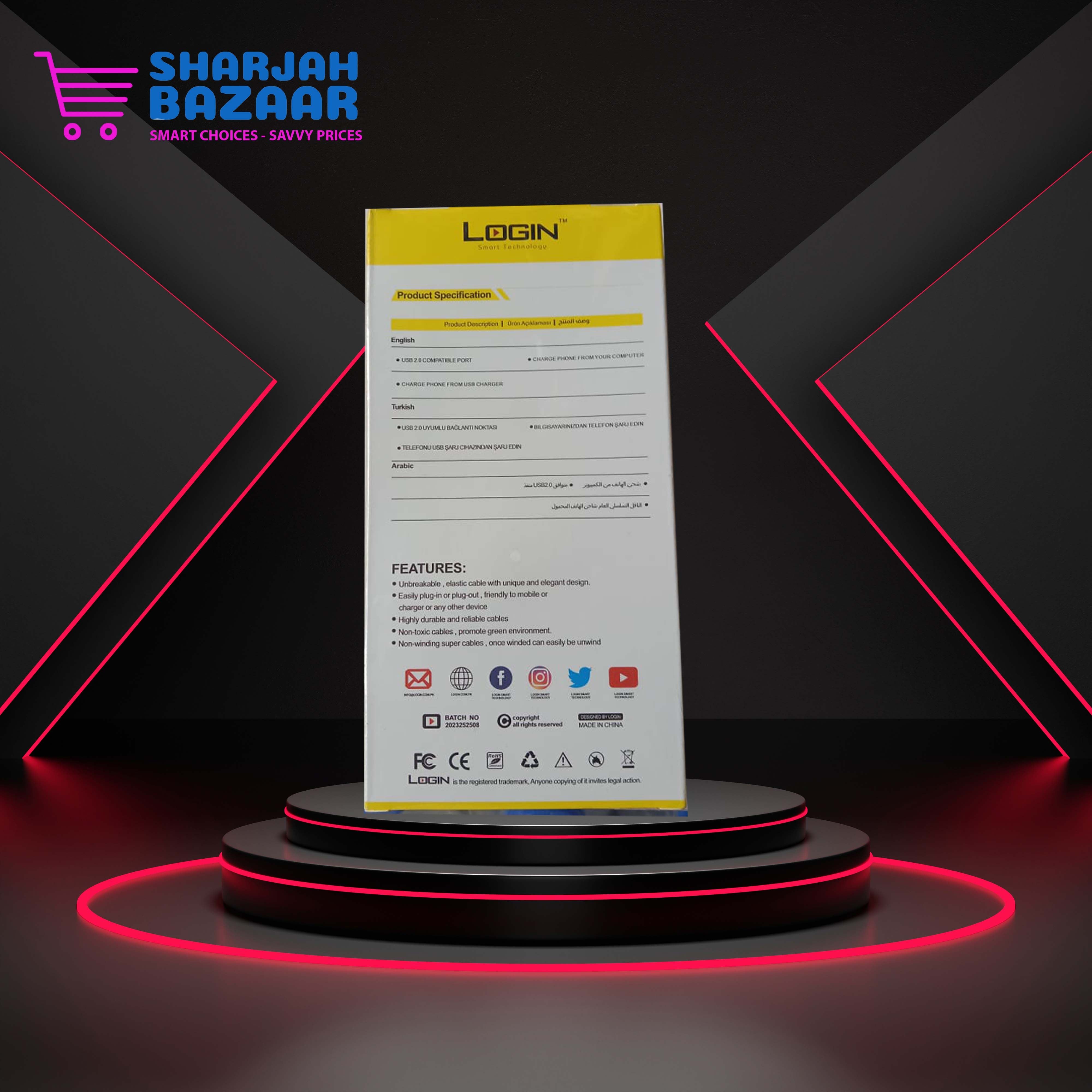 Super fast iPhone Login Data Cable LT-D9 - Oshi.pk - Buy & Sell Online