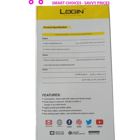 Super fast iPhone Login Data Cable LT-D9 - Oshi.pk - Buy & Sell Online