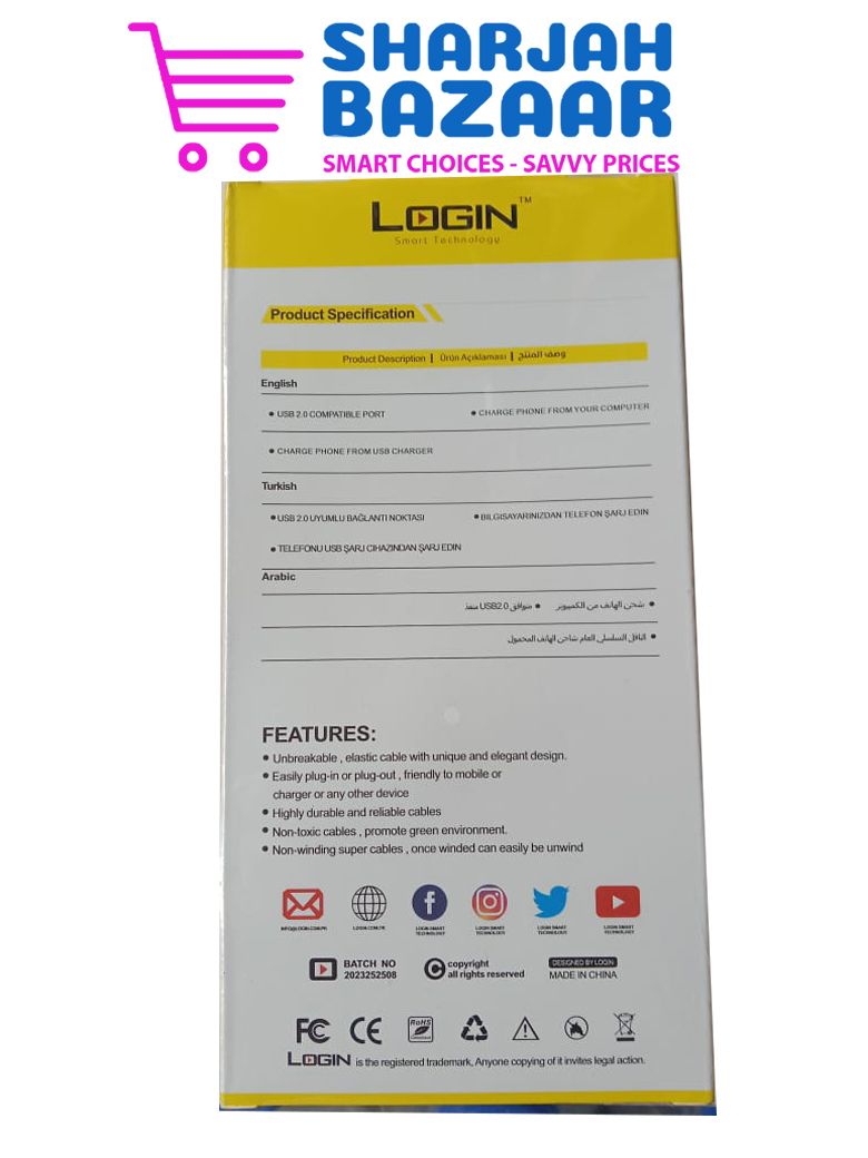Super fast iPhone Login Data Cable LT-D9 - Oshi.pk - Buy & Sell Online