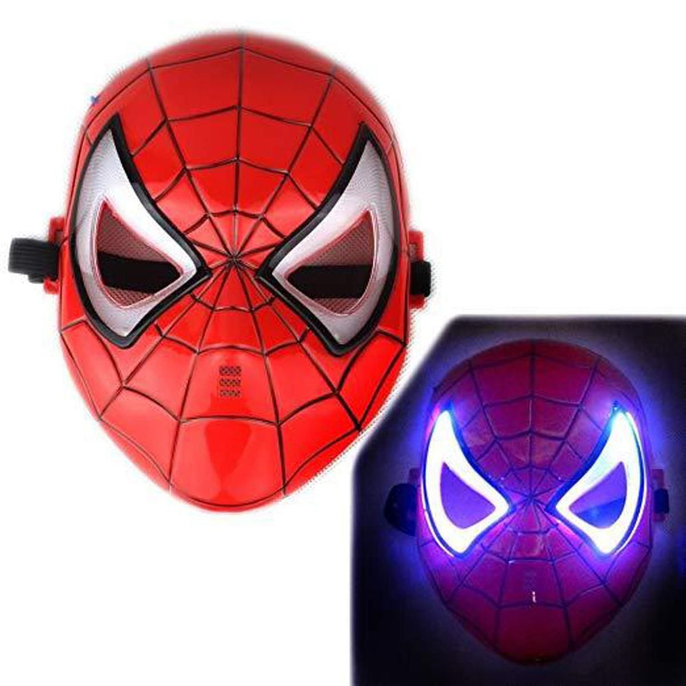 Super Hero Led Light Mask Toy For Kids - Spiderman - Oshi.pk - Buy & Sell Online