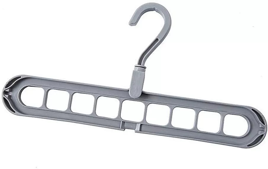 Super Magic Changeable Clothes Pluto Plastic Hanger Space Saving Saver Wonder Closet Organizer 9 Holes Holder Cloths and Pants Hanger