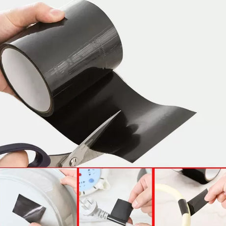 Super Tape Waterproof Super Adhesive Tape Repair Leakage Supply Band Flex Strong Performance Self Fiber Fix Tape Fiber fix - Oshi.pk - Buy & Sell Online