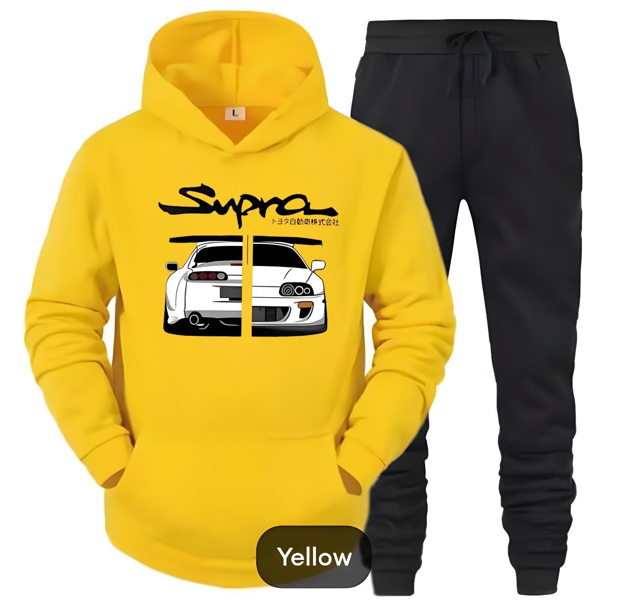 SUPRA Hoodies TRACK SUIT For Men & Boy Printed Kangaroo Pocket Drawstring Pullovers Clothing Long Sleeves Export Quality Winter Wear - Oshi.pk - Buy & Sell Online