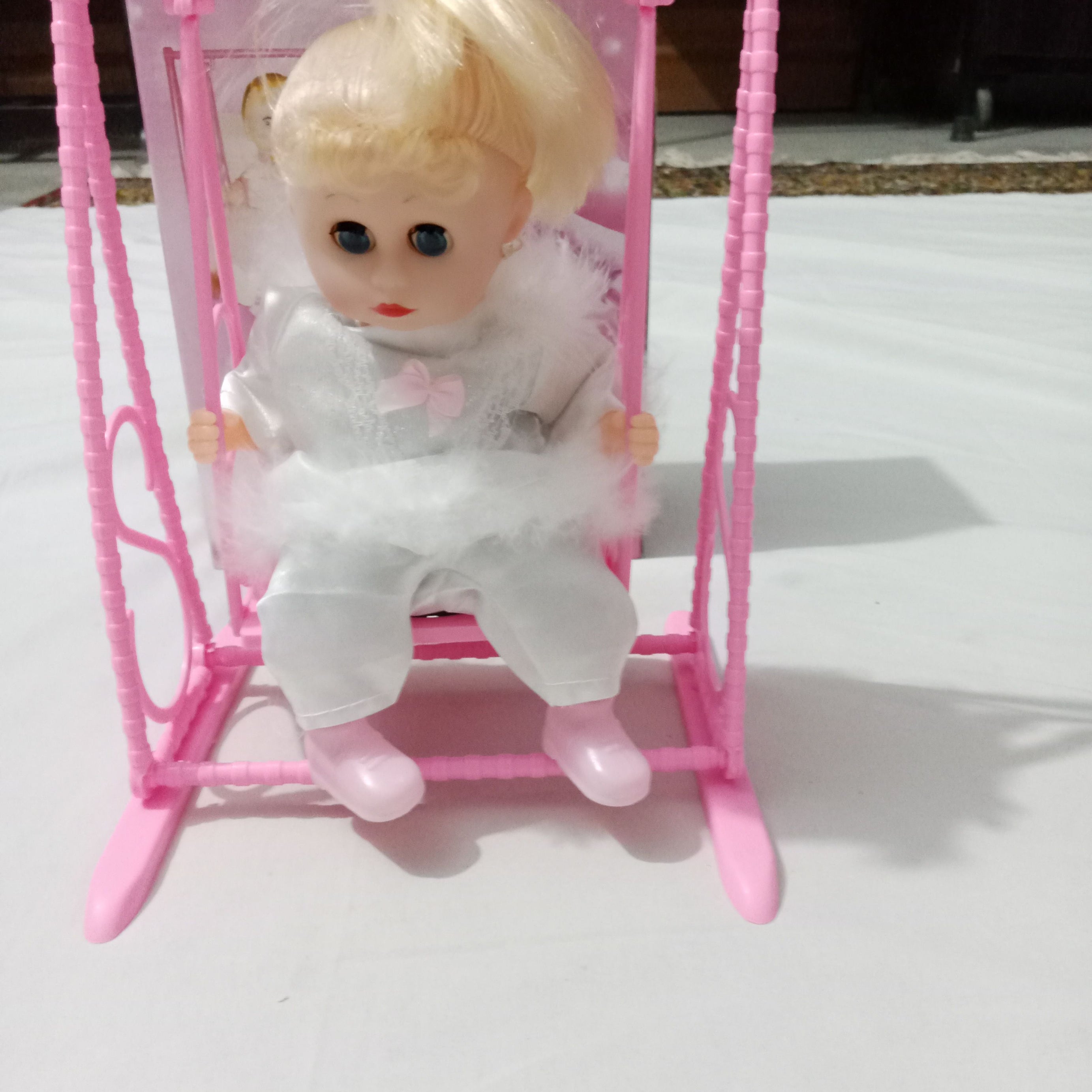 Swinging Doll - Battery operated - Music with Swing - Oshi.pk - Buy & Sell Online