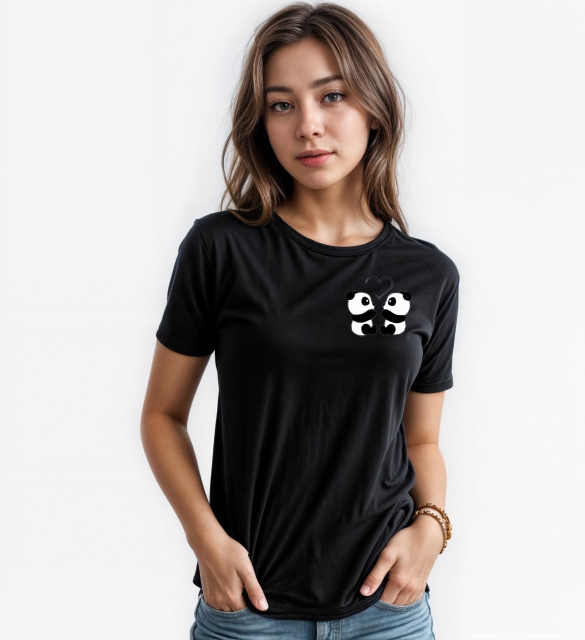 T Shirt for women n girls Summer collection in stylish printed round neck half sleeves T shirt - Oshi.pk - Buy & Sell Online