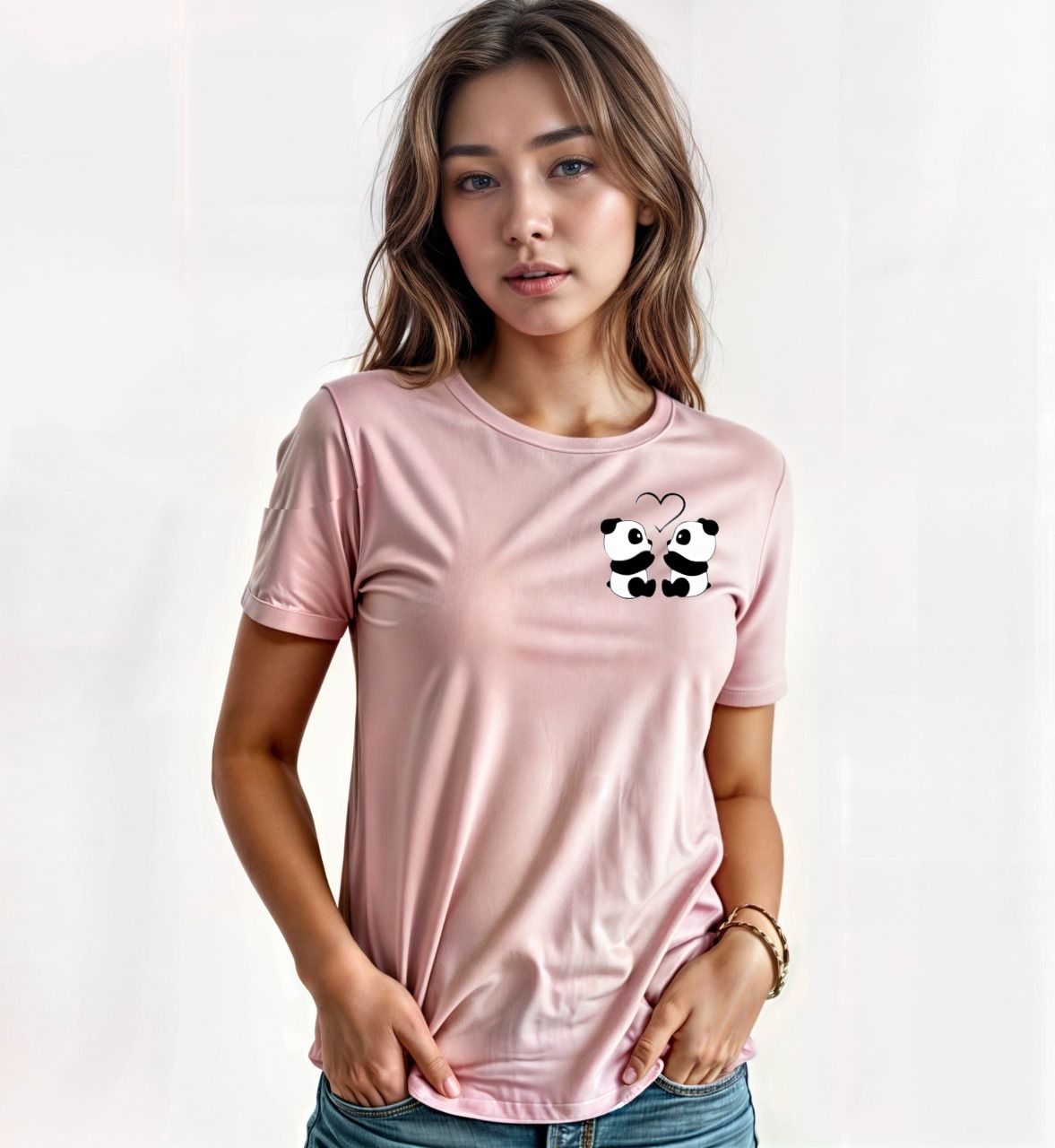 T Shirt for women n girls Summer collection in stylish printed round neck half sleeves T shirt - Oshi.pk - Buy & Sell Online