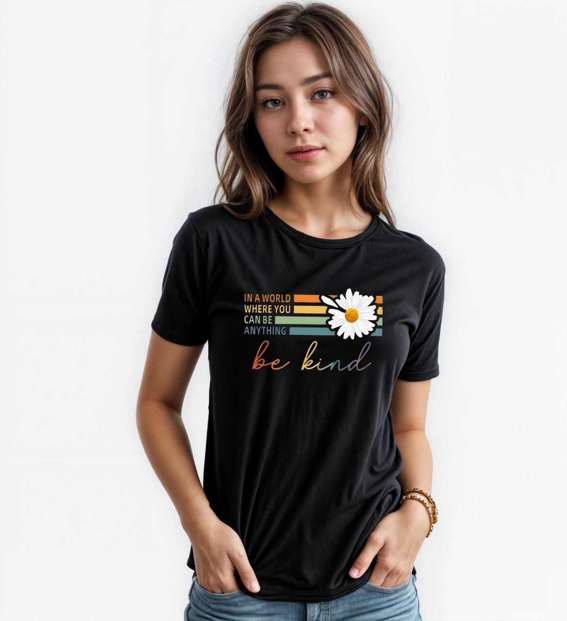 T Shirt for women n girls Summer collection in stylish printed round neck half sleeves T shirt - Oshi.pk - Buy & Sell Online