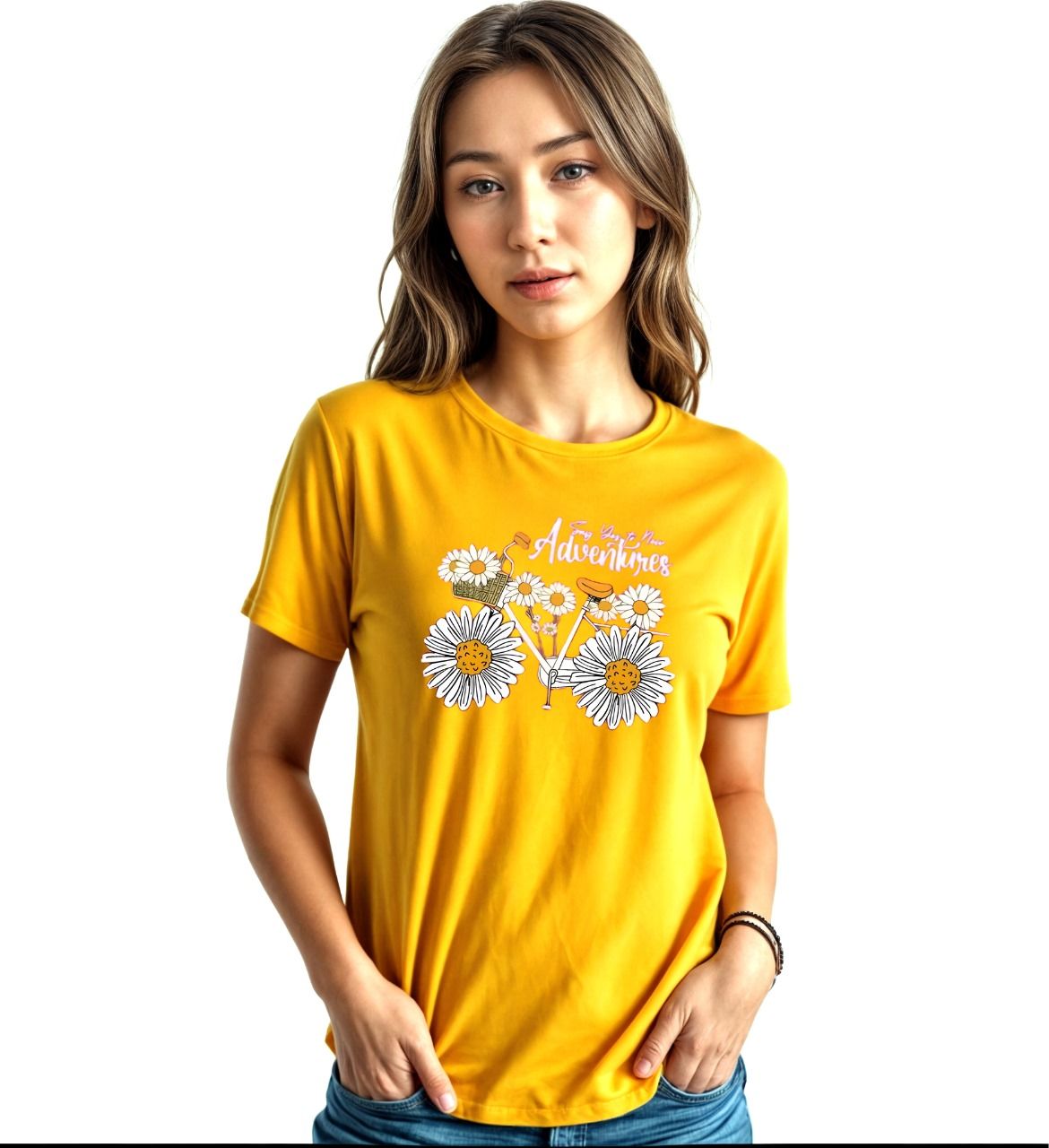T Shirt for women n girls Summer collection in stylish printed round neck half sleeves T shirt - Oshi.pk - Buy & Sell Online