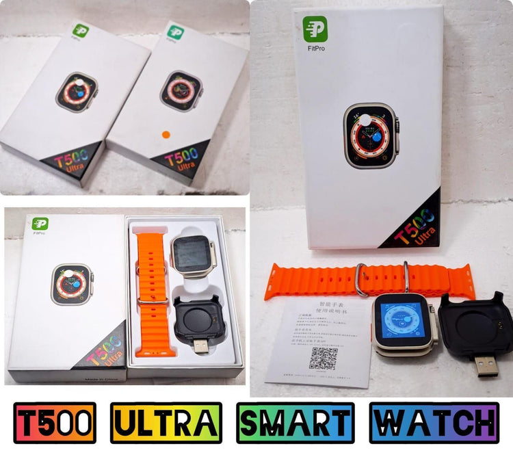 T500 Ultra Smart Watch 44 Mm Smart Watch For Men And Women Bluetooth - Oshi.pk - Buy & Sell Online