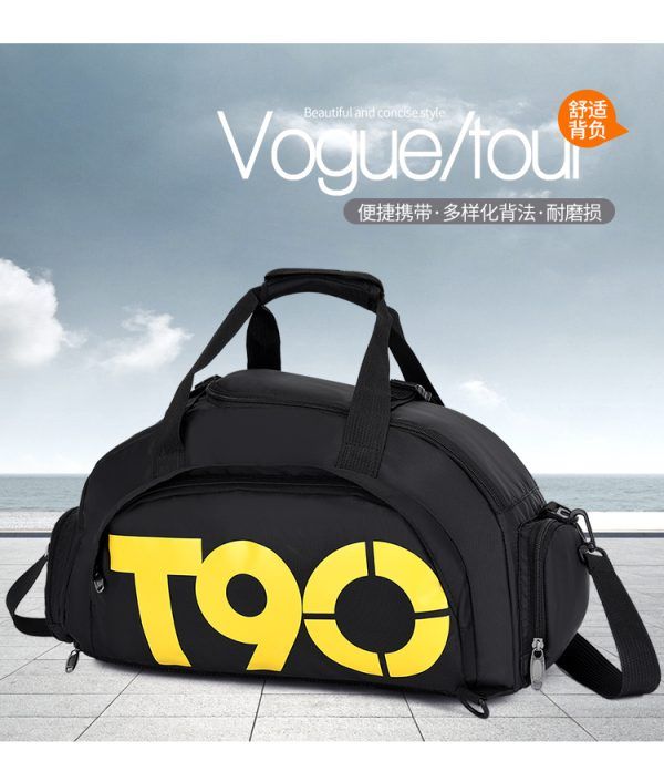 T60 Gym Sports Fitness Travel Outdoor Bag For Women Man With Shoe Space & Backpack - Oshi.pk - Buy & Sell Online