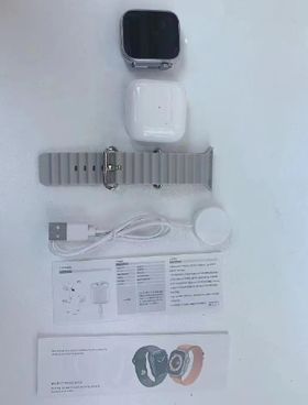 T800 Ultra 8 Smartwatch for Sport and Fitness Men and Womens Bluetooth Call 2-in-1 Watch with Earphone - Oshi.pk - Buy & Sell Online