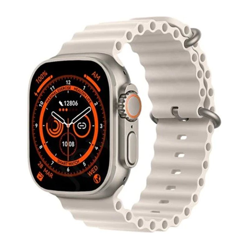 t800Ultra Smart Watch Series Bluetooth Call Smartwatch With Ocean Strap Wireless Charging Best Battery Timing - Oshi.pk - Buy & Sell Online