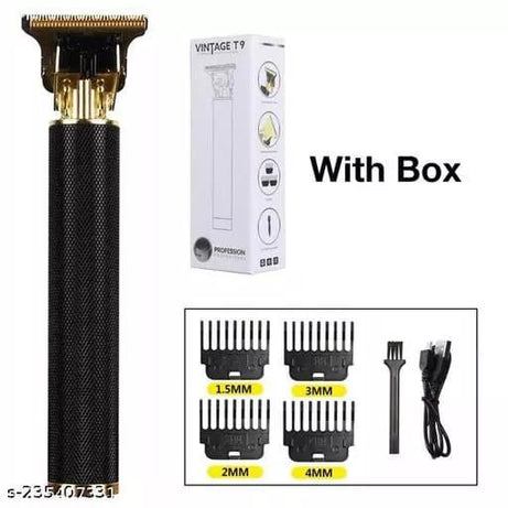 T9 oil-head electric hair clipper, engraving electric hair clipper, 0-bit trimming push white hair salon hair clipper-black - Oshi.pk - Buy & Sell Online