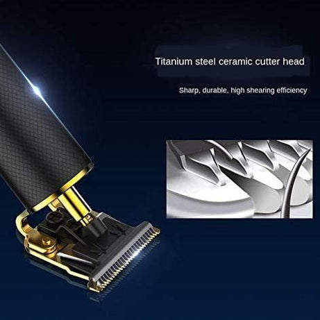 T9 oil-head electric hair clipper, engraving electric hair clipper, 0-bit trimming push white hair salon hair clipper-black - Oshi.pk - Buy & Sell Online