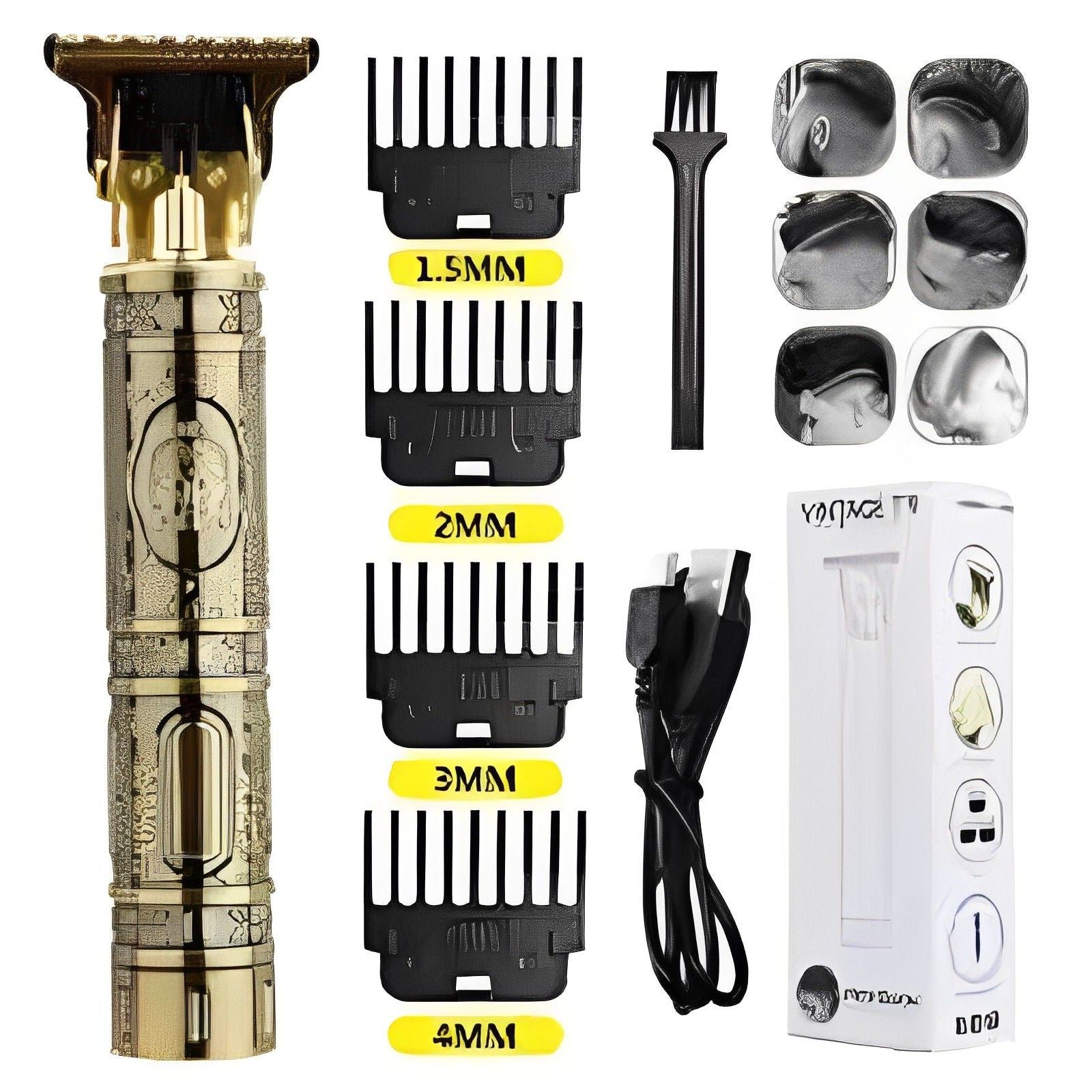 T9 Rechargeable Hair Trimmer Shaving Machine Hair Barber Trimmer For Men Professional Hair Clipper Shaver Electric Hair Removal - Oshi.pk - Buy & Sell Online