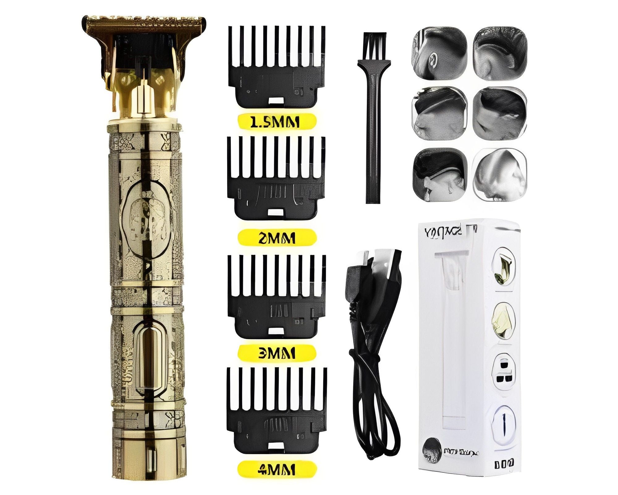 T9 Rechargeable Hair Trimmer Shaving Machine Hair Barber Trimmer For Men Professional Hair Clipper Shaver Electric Hair Removal - Oshi.pk - Buy & Sell Online