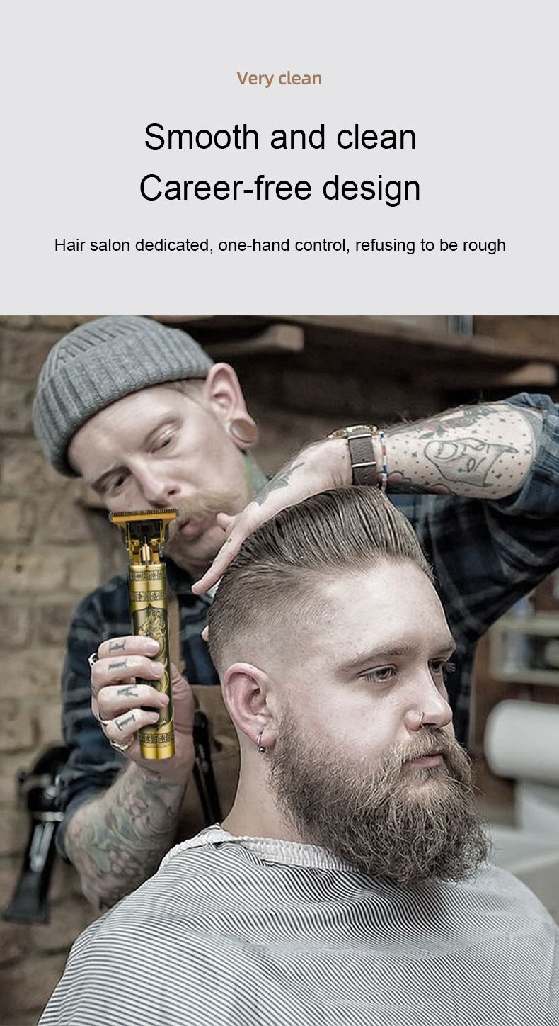 T9 Rechargeable Hair Trimmer Shaving Machine Hair Barber Trimmer For Men Professional Hair Clipper Shaver Electric Hair Removal - Oshi.pk - Buy & Sell Online