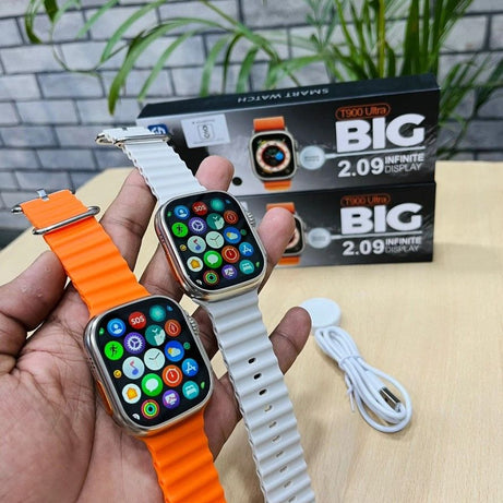 T900 Ultra Smart Watch - 2.09 Infinite Display - 49MM Dial Size - Built-in Games - Bluetooth Calling - Crown Working - Oshi.pk - Buy & Sell Online