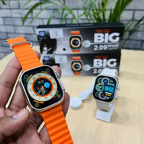 T900 Ultra Smart Watch - 2.09 Infinite Display - 49MM Dial Size - Built-in Games - Bluetooth Calling - Crown Working - Oshi.pk - Buy & Sell Online